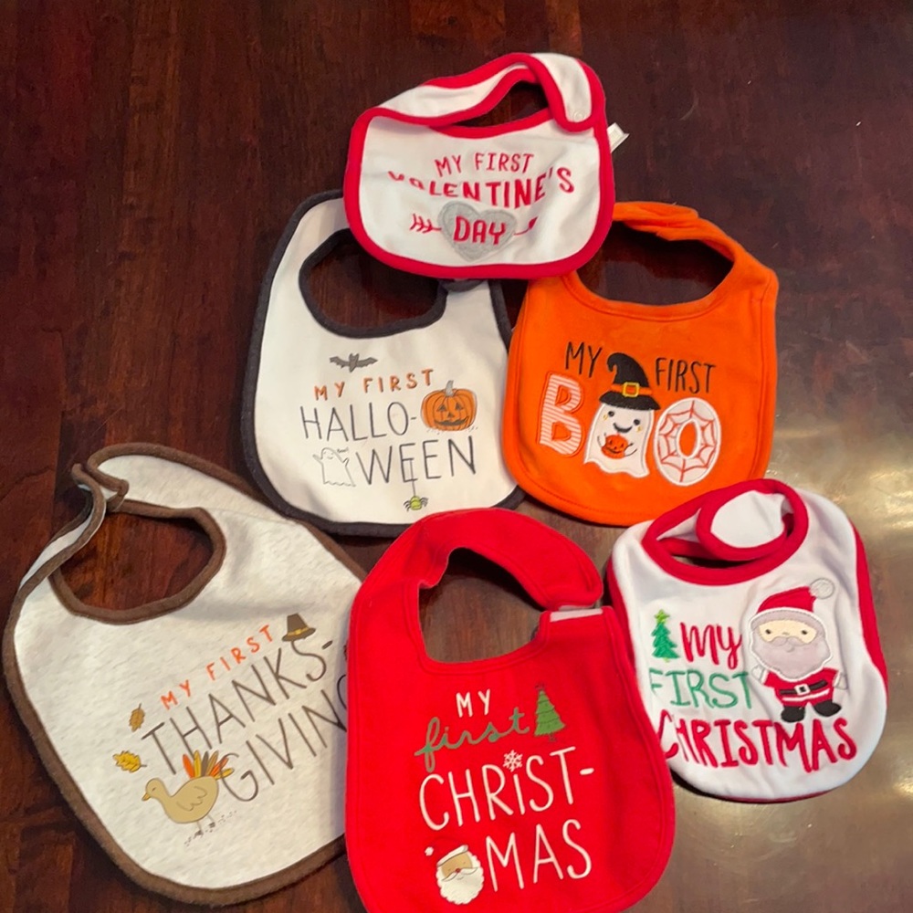 My first holiday bibs